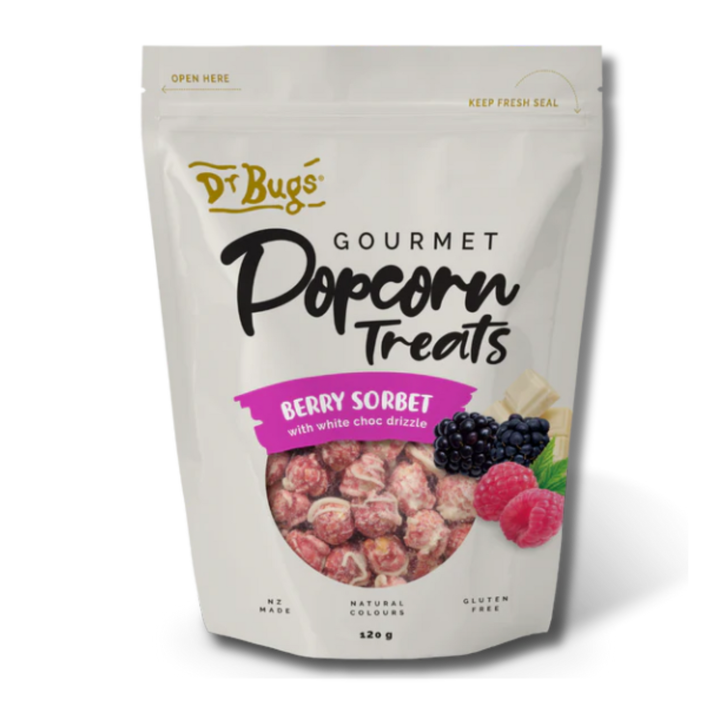 Berry Sorbet Gourmet Popcorn (Dr Bugs)